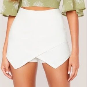 White SHEIN Skort